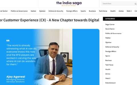 Harnessing AI for Customer Experience (CX) – A New Chapter towards Digital BFSI