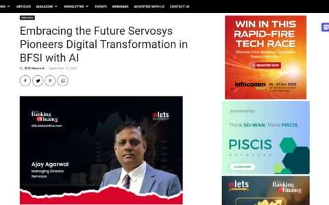 Embracing the Future Servosys Pioneers Digital Transformation in BFSI with AI