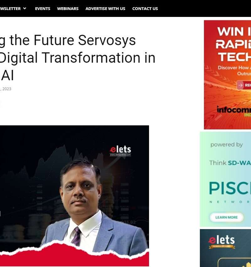 Embracing the Future Servosys Pioneers Digital Transformation in BFSI with AI