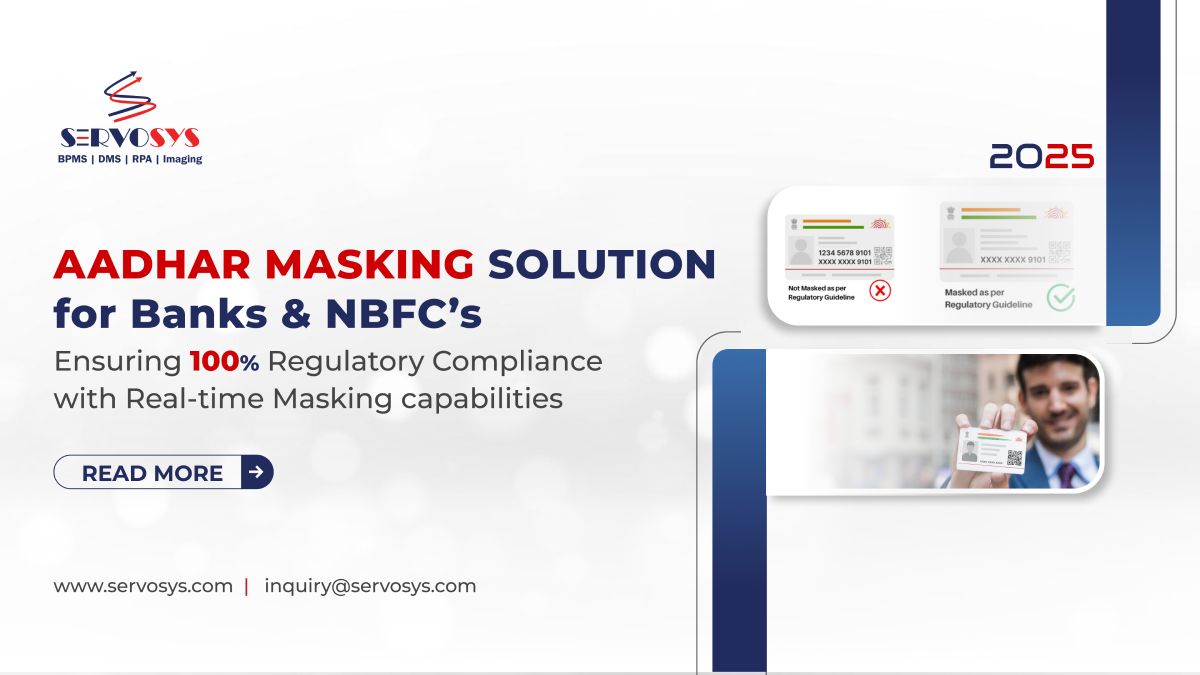 Aadhaar Masking Solution for Banks & Financial Services