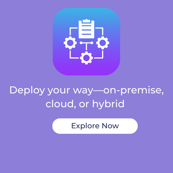 ServoDocs works onpremise, cloud, and hybrid environments
