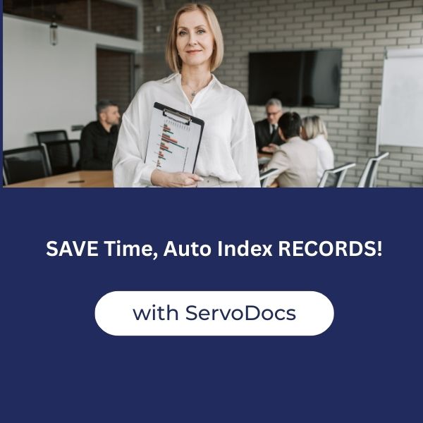 auto index records with servodocs
