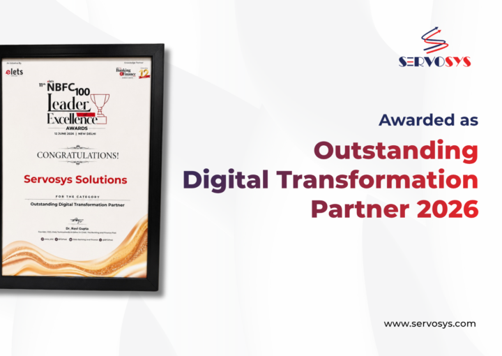 Elets NBFC100 Awards 2026 - Servosys Solutions Recognized as Outstanding Digital Transformation Partner (2)